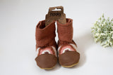 Nooks wool booties: Clay