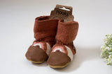 Nooks wool booties: Clay