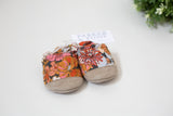 Parker & Posie retro floral soft soled baby shoes