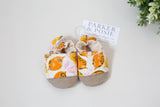 Parker & Posie mango lemonade soft soled baby shoes