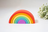 Silicone rainbow stacker