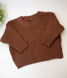 Gender neutral knit sweater