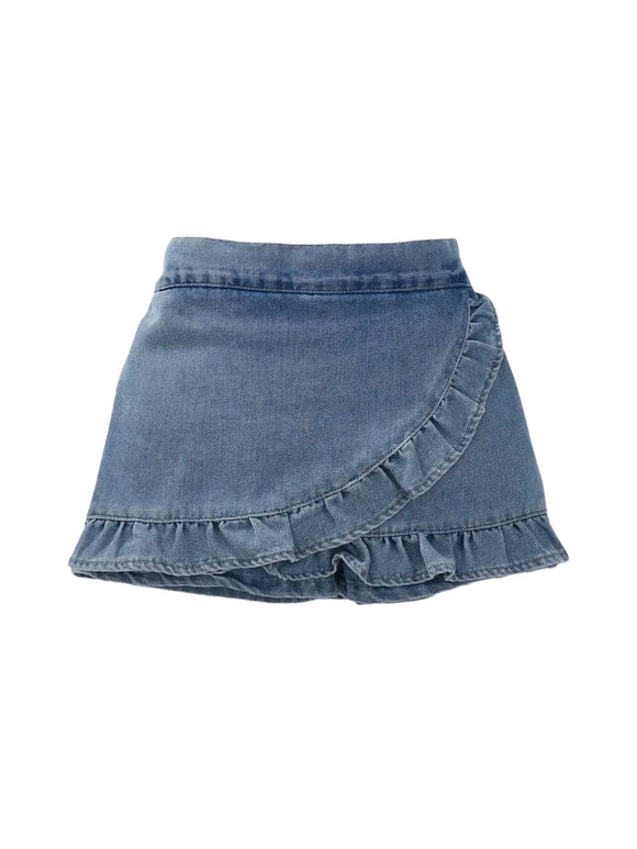 Denim skort